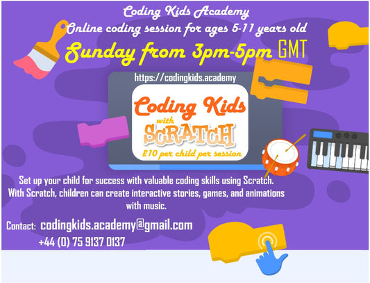 (b) Sunday Session - 3 pm to 5 pm (£10 per child)
